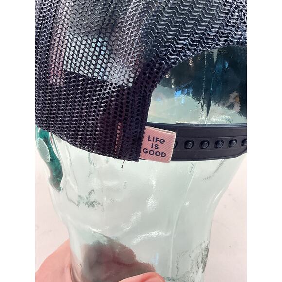 Life is Good Here Comes the Sun Trucker Cap One Size Fits All Unisex Snapback - Picture 5 of 9